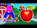 Phonics Song 2 With TWO Words In 3D A For Airplane ABC Alphabet Songs With Sounds For Children