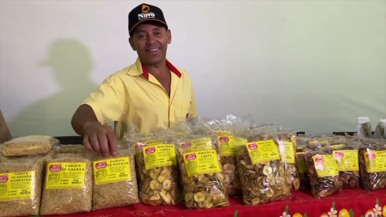 Agroindústria de bananinha chips gera renda em São Gonçalo do Rio Abaixo, MG