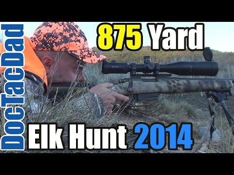 875 Yard Elk Kill - .308 Win - Long Range Elk Hunt 2014