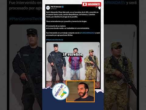 Capturan a pandillero de la 18 en Ilobasco, Cabañas ⚠️ Se va directo para el CECOT  #noticias