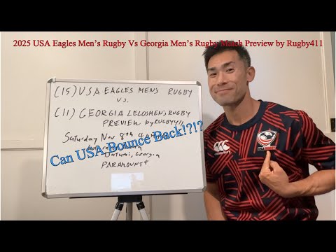 2025 USA Men’s Vs Georgia Men’s Rugby Match Preview by Rugby411