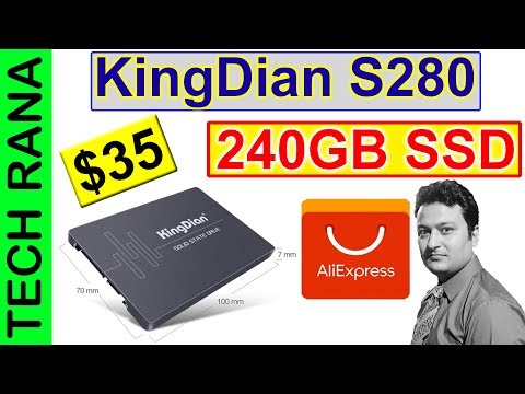 KingDian 240GB SSD | S280 | Unboxing & Review | Buy from AliExpress Video