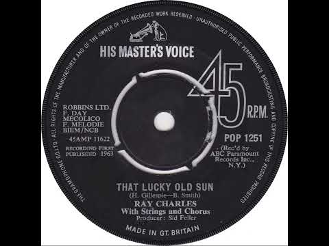 UK New Entry 1964 (21) Ray Charles - That Lucky Old Sun