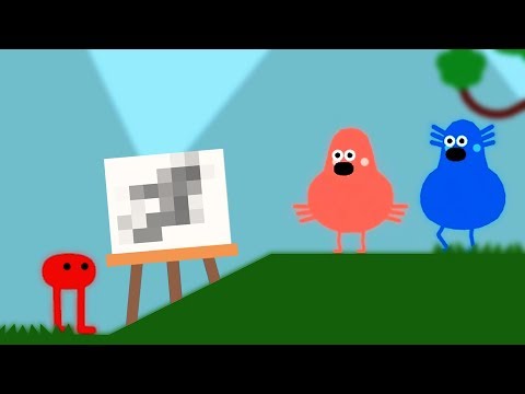 Why Games Shouldn't Let Me Draw Stuff - Pikuniku (First Look Gameplay) - Let's Game It Out