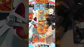 【Pokémon TCG Pocket】エキスパートバトル 　タイプ指定ミッション　vsパオジアンex＆スイクンexデッキ　#shorts　【ポケポケ】