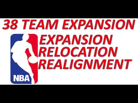 38 Team NBA Expansion Relocation and Realignment Proposal