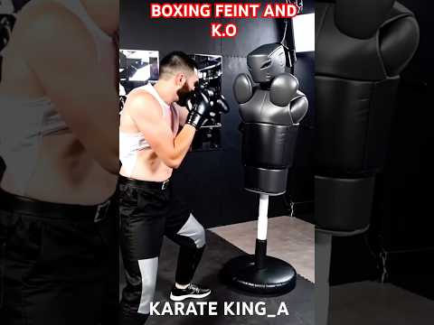 Boxing feint and k.o. #boxing #boxer #mma #martialarts