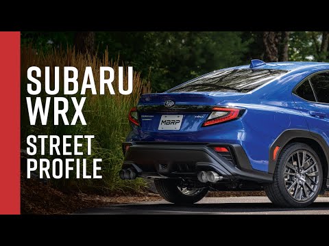 2022+ SUBARU WRX // MBRP 3" Cat-Back, Street Profile, Quad Rear Exit Exhaust