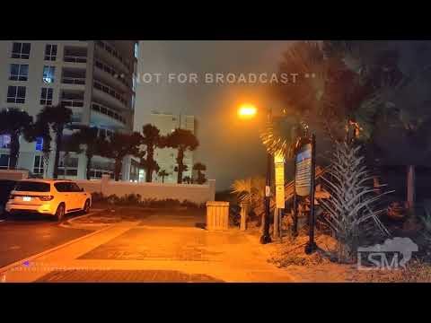 11-09-2022 Jacksonville Beach, FL - Hurricane Nicole - Rough seas, blowing winds, soaking rains