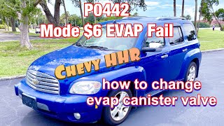 How To Change Vapor Canister Purge Valve on Chevy HHR P0442 Mode $6 EVAP Fail Code