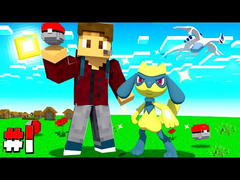 'STARTING WITH A SHINY RIOLU!' | Minecraft Pixelmon Episode 1