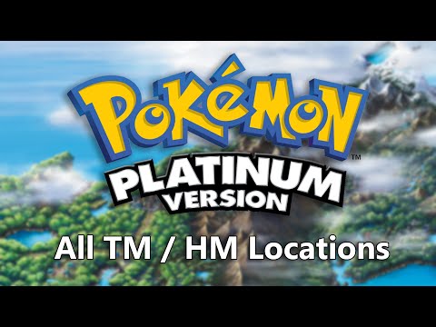 All TM Locations in Pokémon Platinum