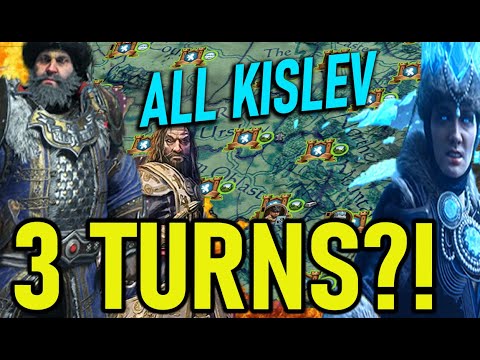 Confed ALL KISLEV LORDS in 3 TURNS (Immortal Empires Confederations Guide)