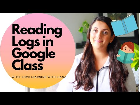 Part of a video titled How to Create a Reading Log in Google Classroom Using Forms