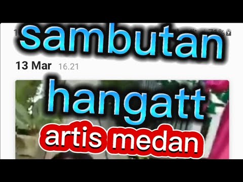 jasmenggo- sambutan hangat dari artis duo alfin khairi saat di labuhan medan indonesia
