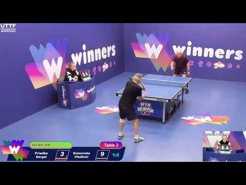 WINners CUP table 2  09.10 Priadko Sergei - Kolomiets Vladimir 22:00