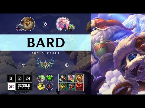 Bard Support vs Seraphine - KR Challenger Patch 14.12