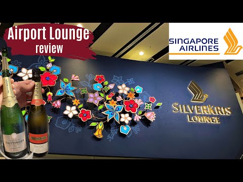 SILVERKRIS LOUNGE - SINGAPORE AIRLINES BUSINESS CLASS LOUNGE no AEROPORTO DE CHANGI | REVISÃO COMPLETAK UHD