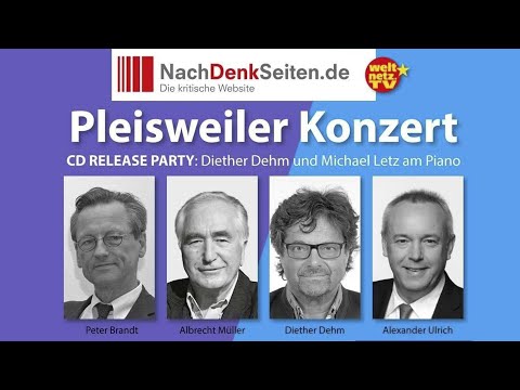 Pleisweiler Gespräch mit P. Brandt, A. Müller und A. Ulrich und Liedern von Diether Dehm