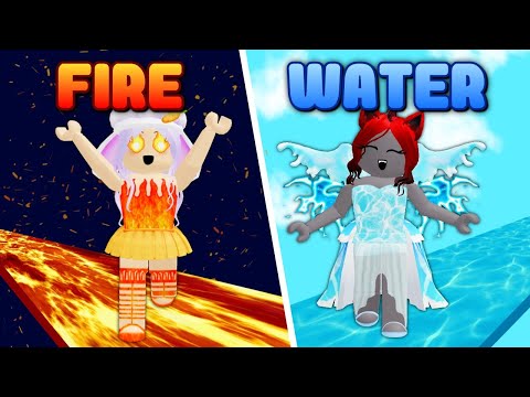 FIRE Vs WATER Obby With Moody! (Roblox)