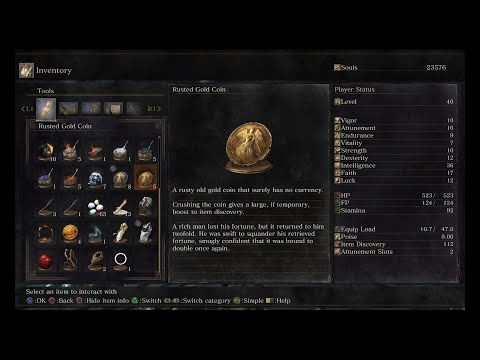 Dark Souls 3 - 9 minute video 25210 Souls in 7 Minutes - result ok.