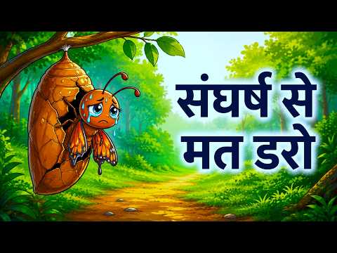 संघर्ष क्यों ज़रूरी है? 🦋 तितली की प्रेरणादायक कहानी | Motivational Story in Hindi | Kahani Junction