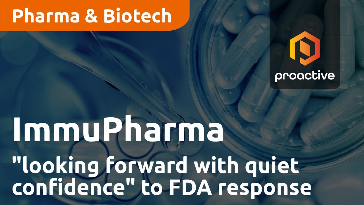 ImmuPharma "looking forward with quiet confidence" to FDA response