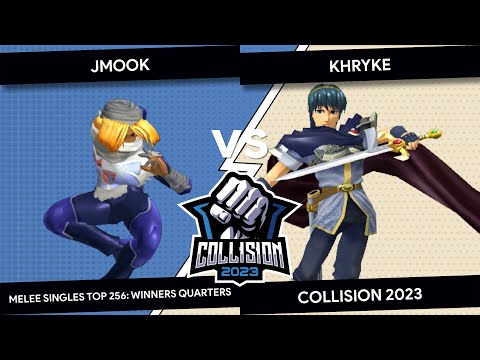 Collision 2023 - Jmook (Sheik) VS Khryke (Marth) - Melee Singles Top 256 - Winners Quarters