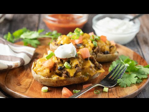 Rethink Your Taco Night with Taco Stuffed Potatoes