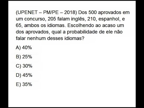 Probabilidade UPENET