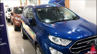 Ford Ecosport Facelift 2017 All Colours Interior,Exterior -Blue,Red,black,White,Silver,Grey,Ridge