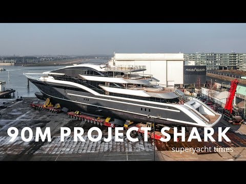 90m Oceanco Superyacht Project Shark Y717 Revealed