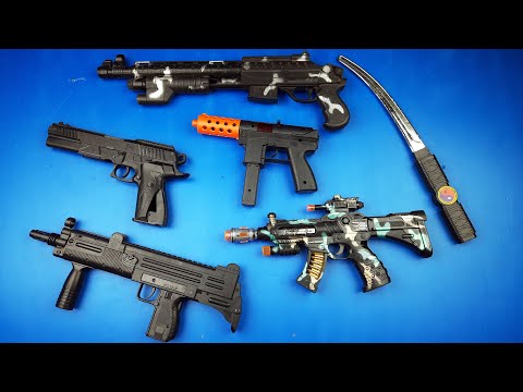 Blowback Airsoft Gun - AK47 - Double-Barreled Shotgun - Realistic Toy Guns Collection