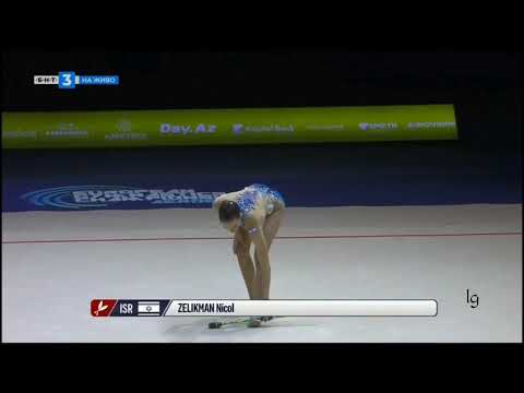 Nicol Zelikman Clubs AA European RG Championships Baku 2019