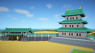 【Minecraft】松前城の作り方
