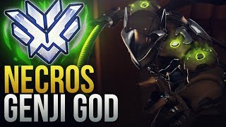 Best Of &quot;Necros&quot; WORLD&#39;S FASTEST GENJI GOD - Overwatch Montage