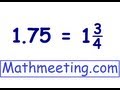 Decimals to Fractions 2 Decimals to Fractions 2