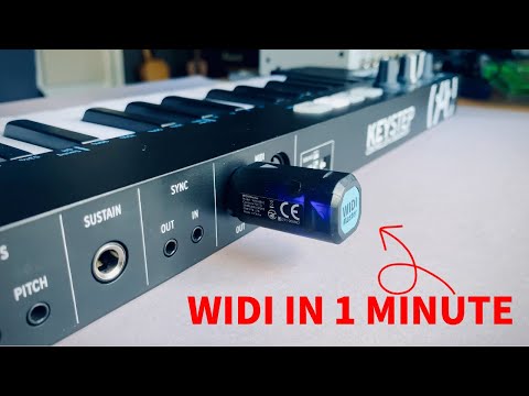 Einführung in WIDI - Bluetooth MIDI - in 1 Minute