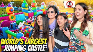 Download lagu World’s Largest Jumping Park In Lahore😍🏰| Emergency Exit Karna Para😰|Sistrology mp3