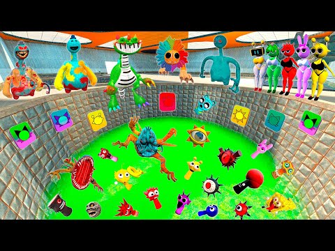 🚛 TOXIC POOL ALL INCREDIBOX MISS SPRUNKI FAMILY MR SUN TREE FUN COMPUTER PHASES SPARTAN KICKING Gmod