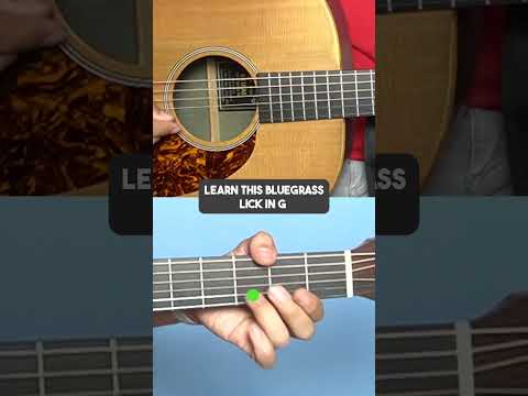 Tony Rice Beginner Bluegrass Lick in G (Play Like Billy Strings)