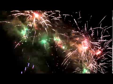 Videobeelden opening Maritiem in Den Bosch, met vuurwerk. 18-09-2015