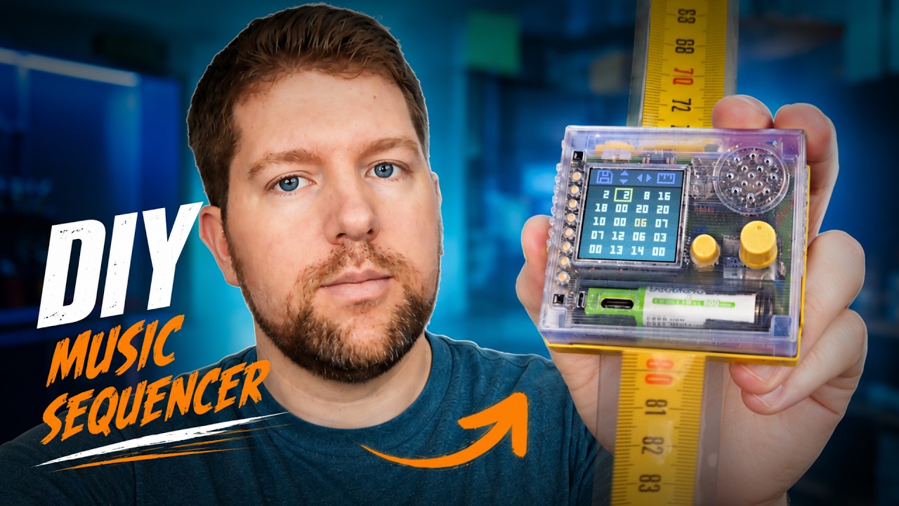 Let's Make a Clear Retro Music Sequencer | 3D Printed Transparency - YouTube