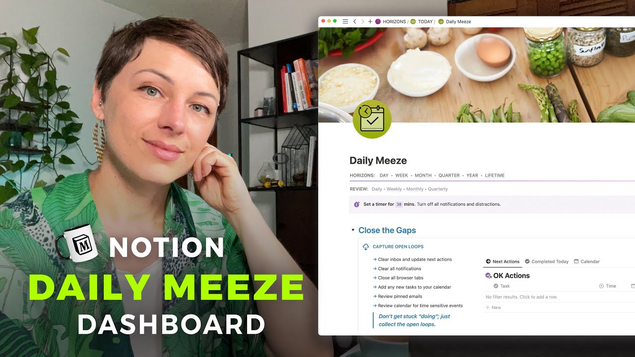 Daily Shut Down routine with Notion