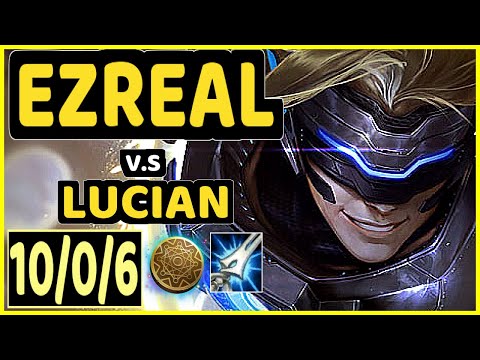 UPSET (EZREAL) vs LUCIAN - 10/0/6 KDA BOTTOM ADC CHALLENGER GAMEPLAY - EUW