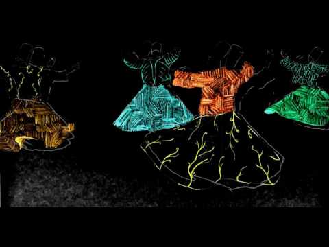 Sufi Whirling Dance - Animated Loop