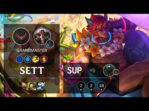 Sett Support vs Pyke - EUW Grandmaster Patch 12.5