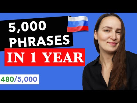 LEARN 5,000 RUSSIAN PHRASES IN 1 YEAR  |  480 /5000