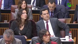 Francisco Serrano, en el Parlamento de Andalucía, cita a Jesús y a San Francisco de Asís