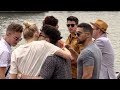 EXCLUSIVE : Joe Jonas, Nick Jonas, Sophie Turner And Priyanka Chopra Having A Boat Trip On The River